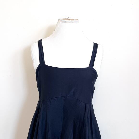 Whimsigoth Fairy Grunge Silk Bubble Maxi Dress Size S Black Goth Dark Romantic - Picture 2 of 11